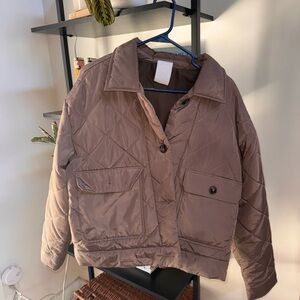 Quilted Tan Jacket